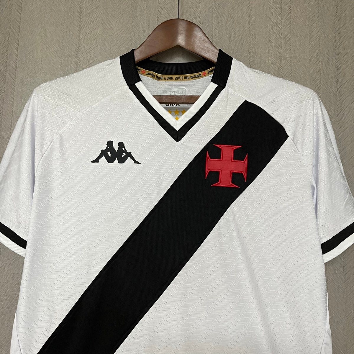 Camisa Vasco I 2025 Kappa Masculina - Branca - DA Sports Oficial