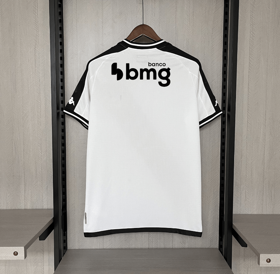 Camisa Vasco I 24/25 Kappa Masculina - Branca (Com todos patrocinadores) - DA Sports Oficial