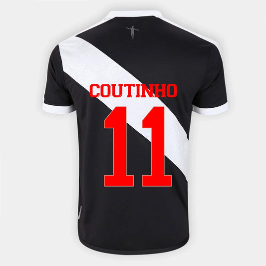 Camisa Vasco I 24/25 Kappa Masculina COUTINHO 11 - DA Sports Oficial