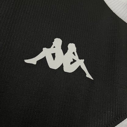 Camisa Vasco I 24/25 Kappa Masculina - Preto+Branco - DA Sports Oficial