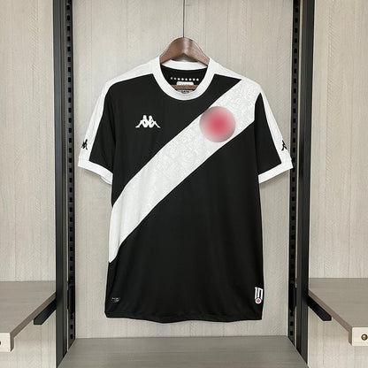 Camisa Vasco I 24/25 Kappa Masculina - Preto+Branco - DA Sports Oficial