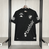 Camisa Vasco III 24/25 Kombat Kappa Masculina - Preto (Com Patrocinadores) - DA Sports Oficial