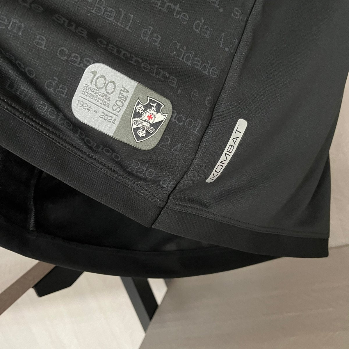 Camisa Vasco III 24/25 s/n° Kombat Kappa Masculina - Preto - DA Sports Oficial