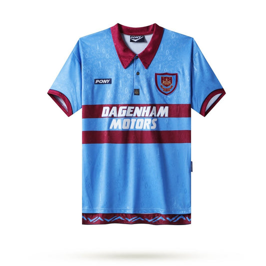 Camisa West Ham Away (2) 1995/97 Pony Retrô - DA Sports Oficial