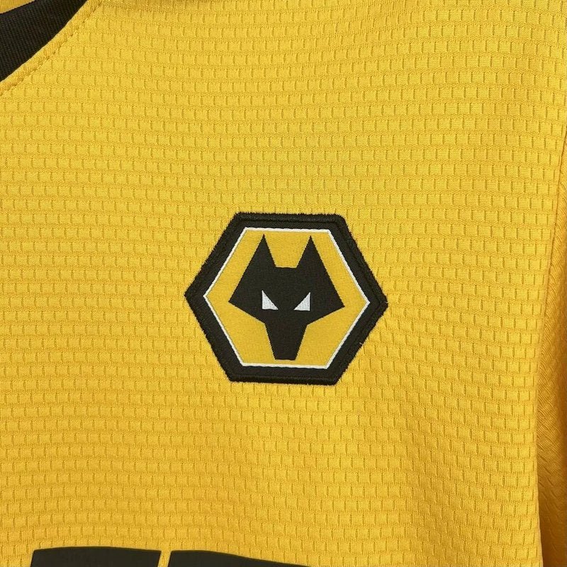 Camisa Wolves I 2025 Castore - Amarelo - DA Sports Oficial