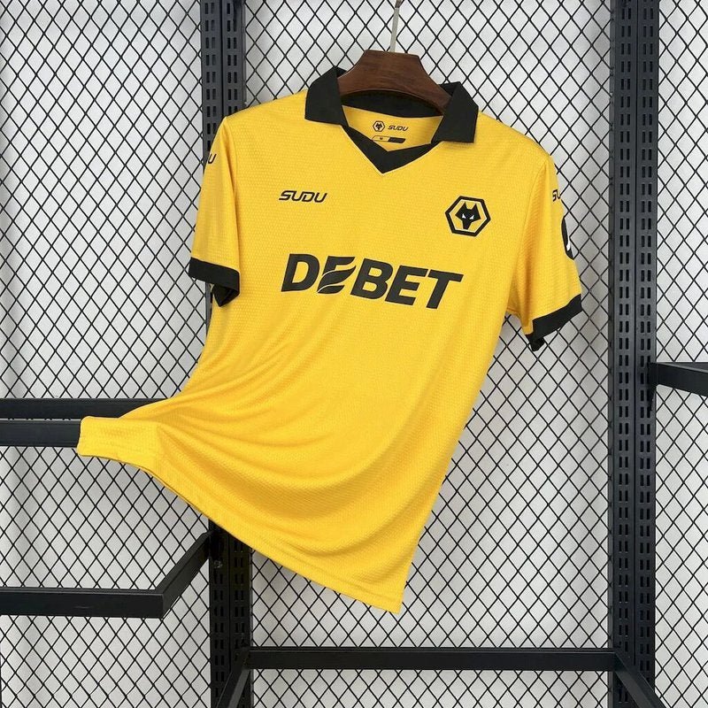 Camisa Wolves I 2025 Castore - Amarelo - DA Sports Oficial