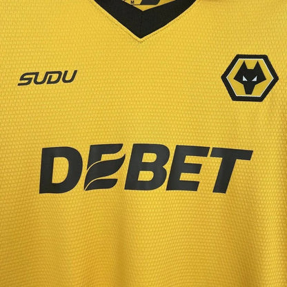 Camisa Wolves I 2025 Castore - Amarelo - DA Sports Oficial