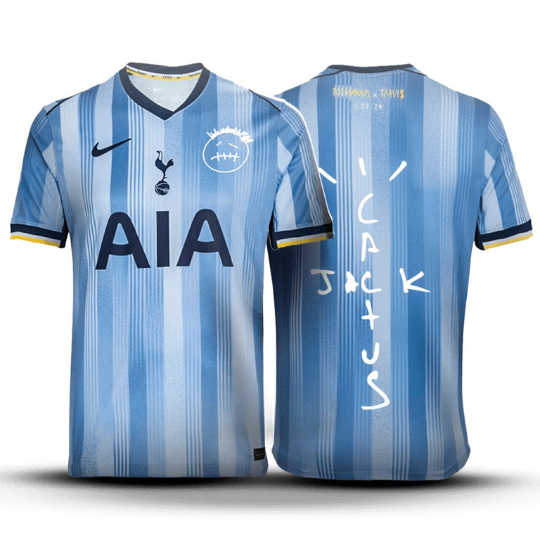 Camisa Tottenham x Travis Scott  II 24/25 - Torcedor Nike Masculina - Azul