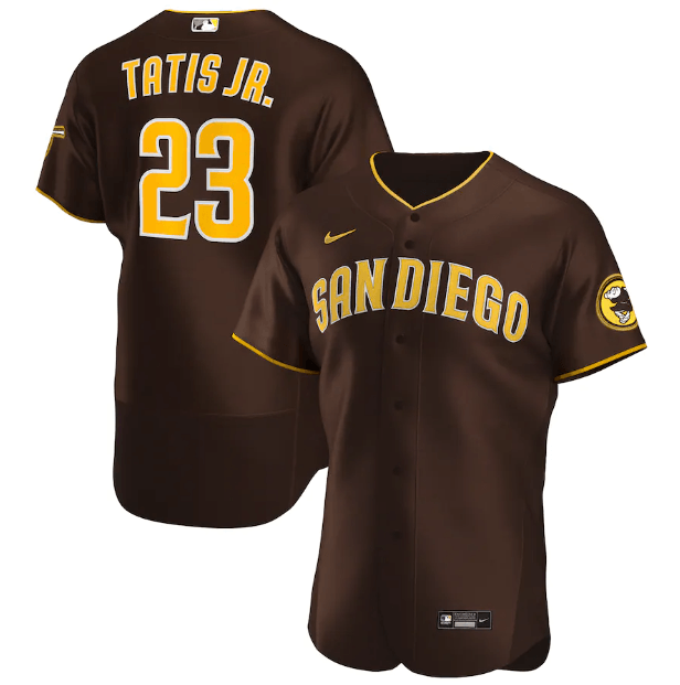 Camisa MLB San Diego Padres Marrom Authentic