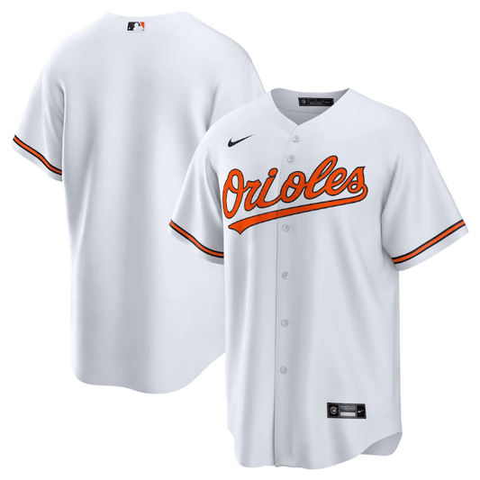 Camisa MLB Baltimore Orioles Branca Torcedor