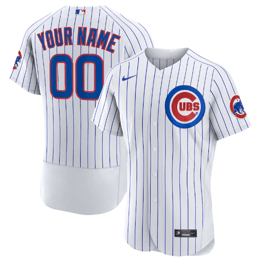 Camisa MLB Chicago Cubs Branca Authentic