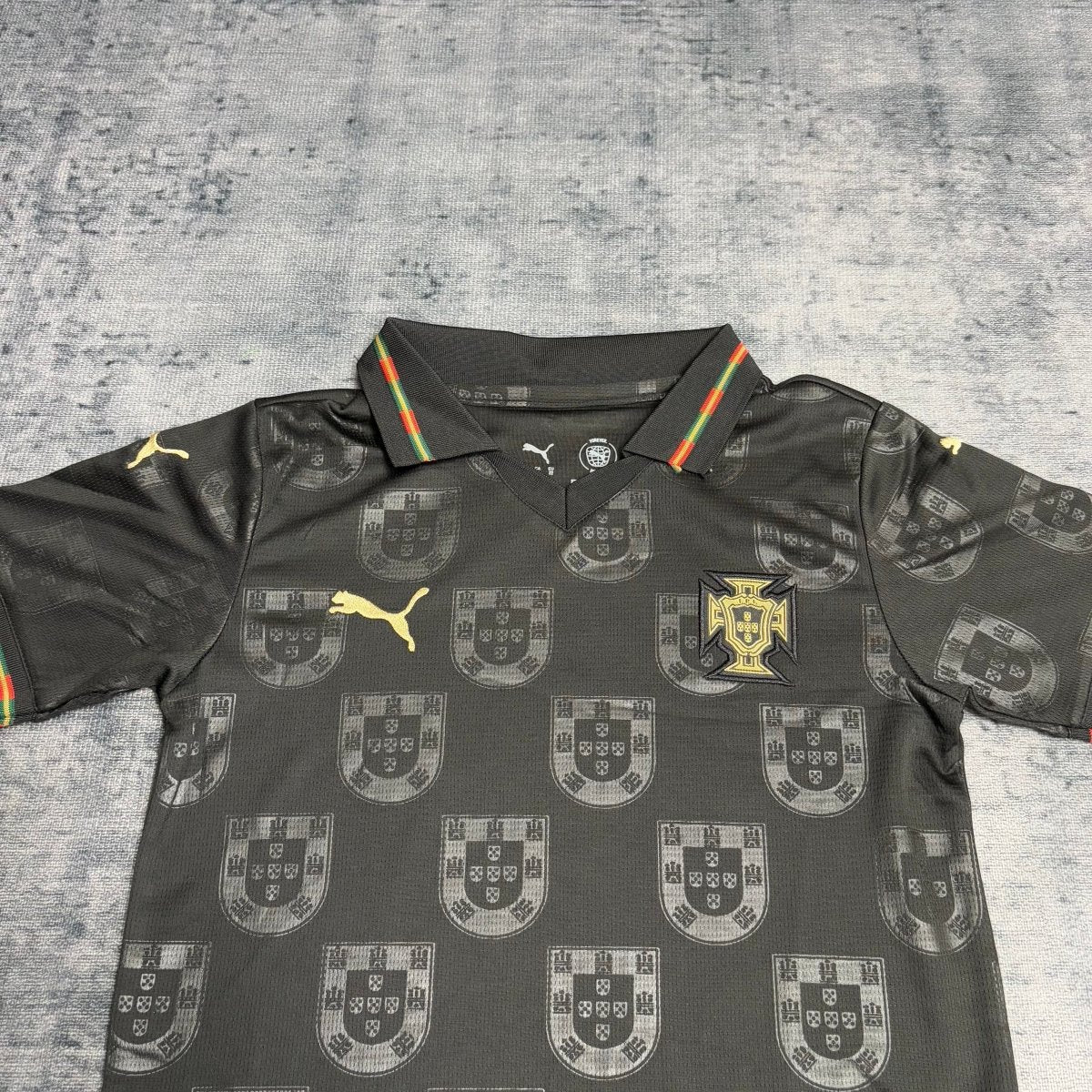 Conjunto Infantil Portugal Pantera Negra 2025/26