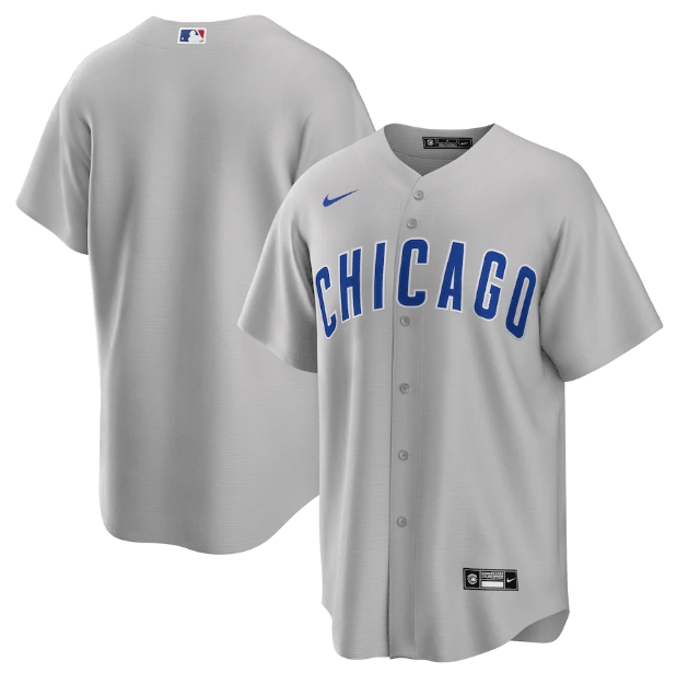Camisa MLB Chicago Cubs Cinza Torcedor