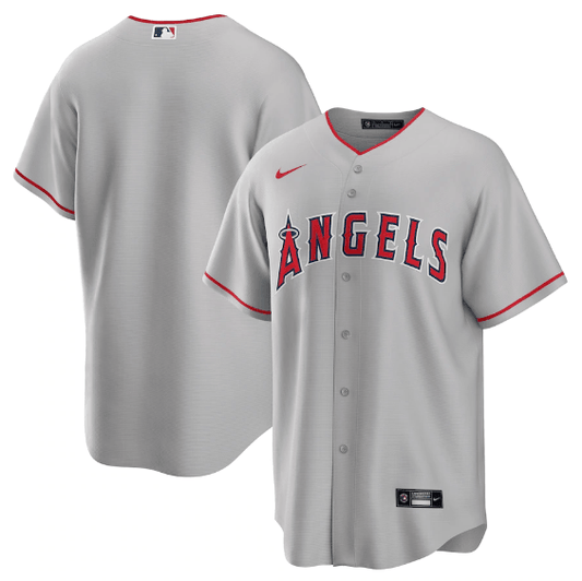 Camisa MLB Los Angeles Angels Cinza Torcedor