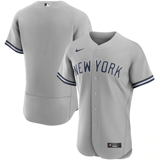 Camisa MLB New York Yankees Jersey Cinza Authentic