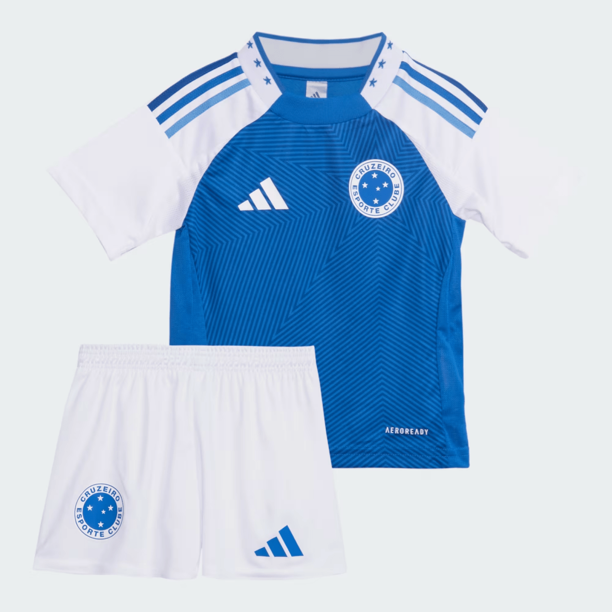 Conjunto Infantil adidas Cruzeiro 2025/26 I - DA Sports Oficial