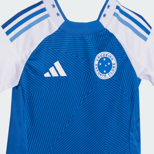 Conjunto Infantil adidas Cruzeiro 2025/26 I - DA Sports Oficial