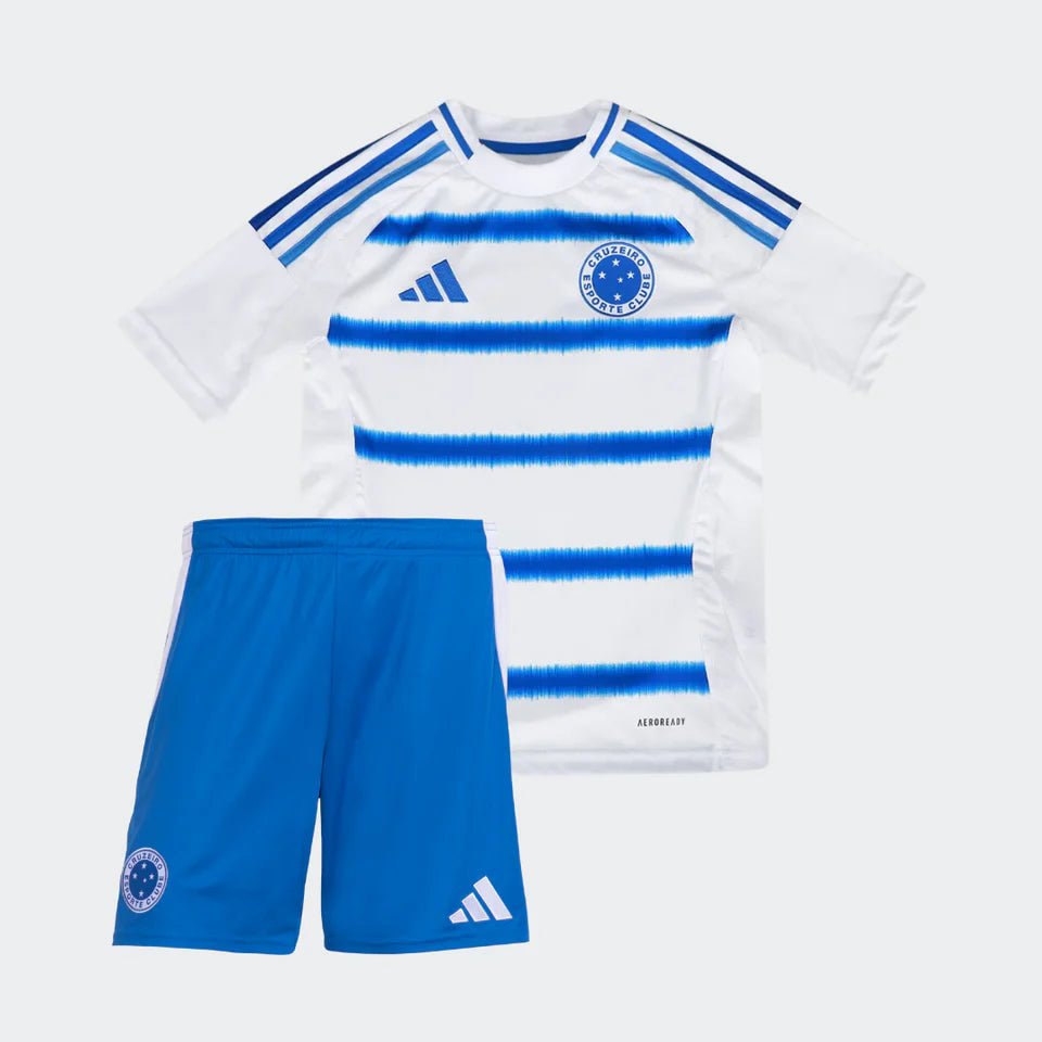 Conjunto Infantil adidas Cruzeiro 2025/26 II - DA Sports Oficial