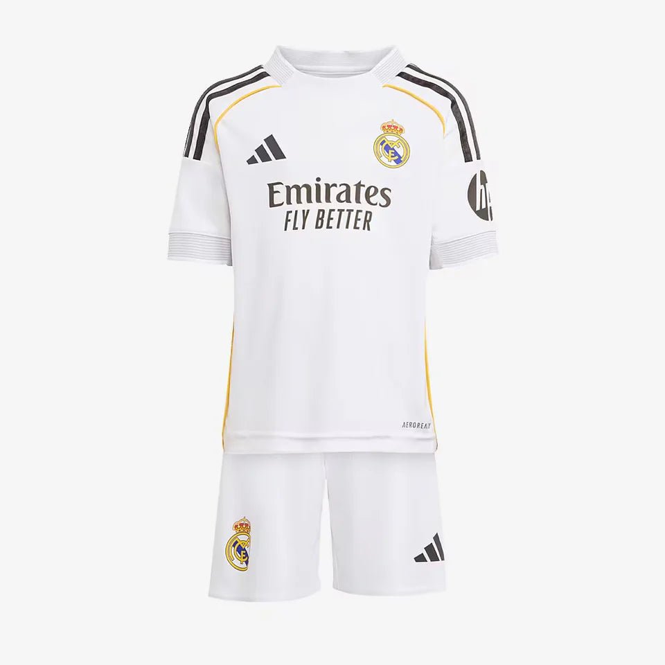 Conjunto Infantil adidas Real Madrid 2025/26 I - DA Sports Oficial