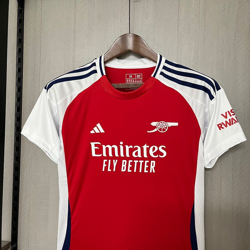 Conjunto Infantil Arsenal Home 24/25 - Vermelho - DA Sports Oficial