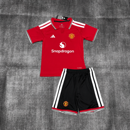 Conjunto Infantil do Manchester United Home 2026/27