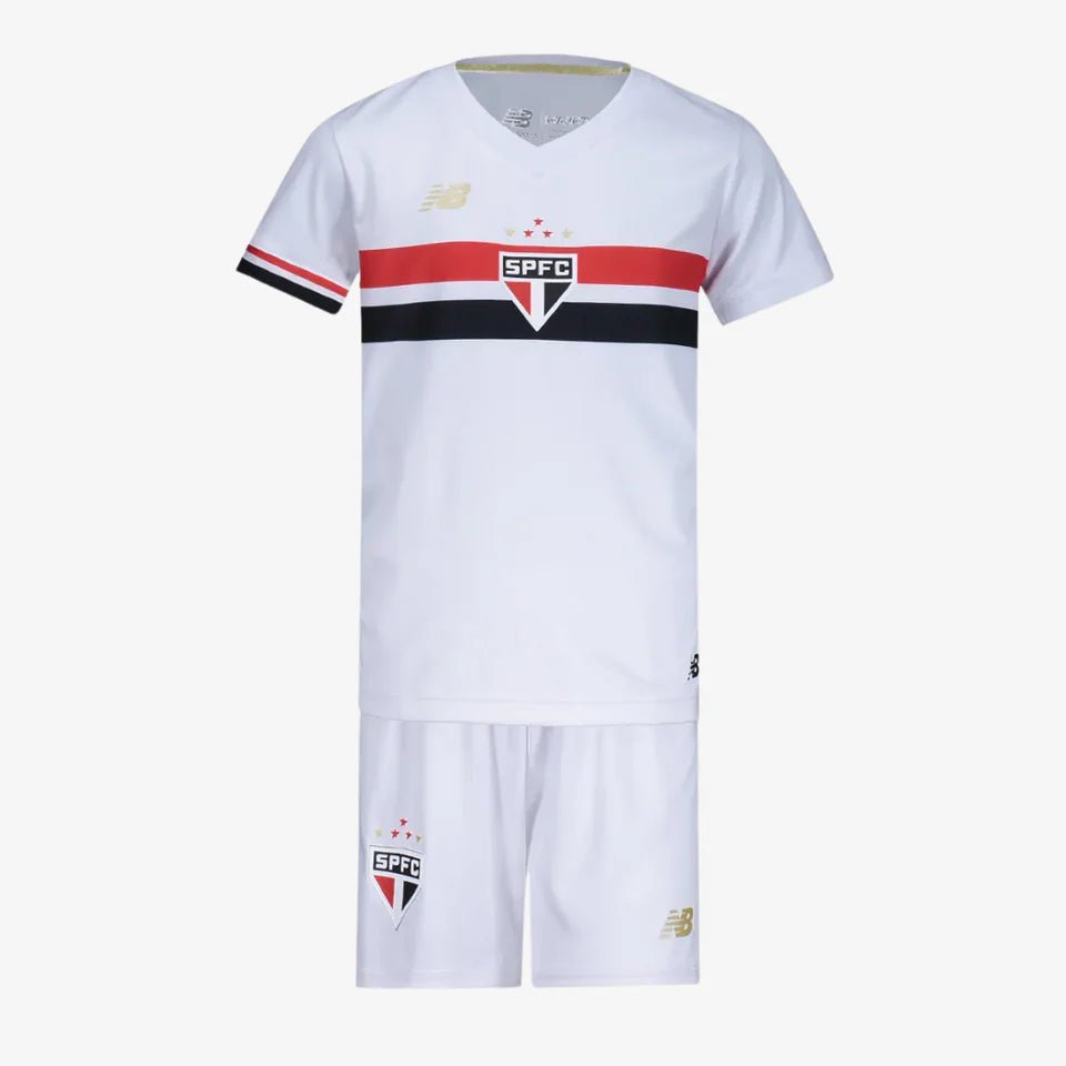 Conjunto Infantil New Balance São Paulo 2025/26 I - DA Sports Oficial