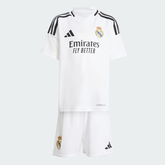 Conjunto Infantil Real Madrid Home 24/25 - Branco - DA Sports Oficial