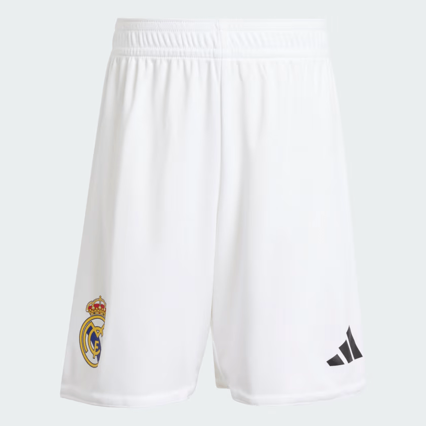 Conjunto Infantil Real Madrid Home 24/25 - Branco - DA Sports Oficial