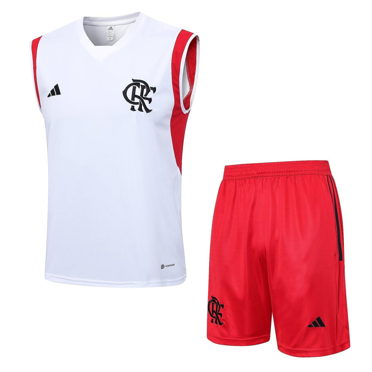 conjunto Regata Flamengo - Branco e Vermelho - DA Sports Oficial