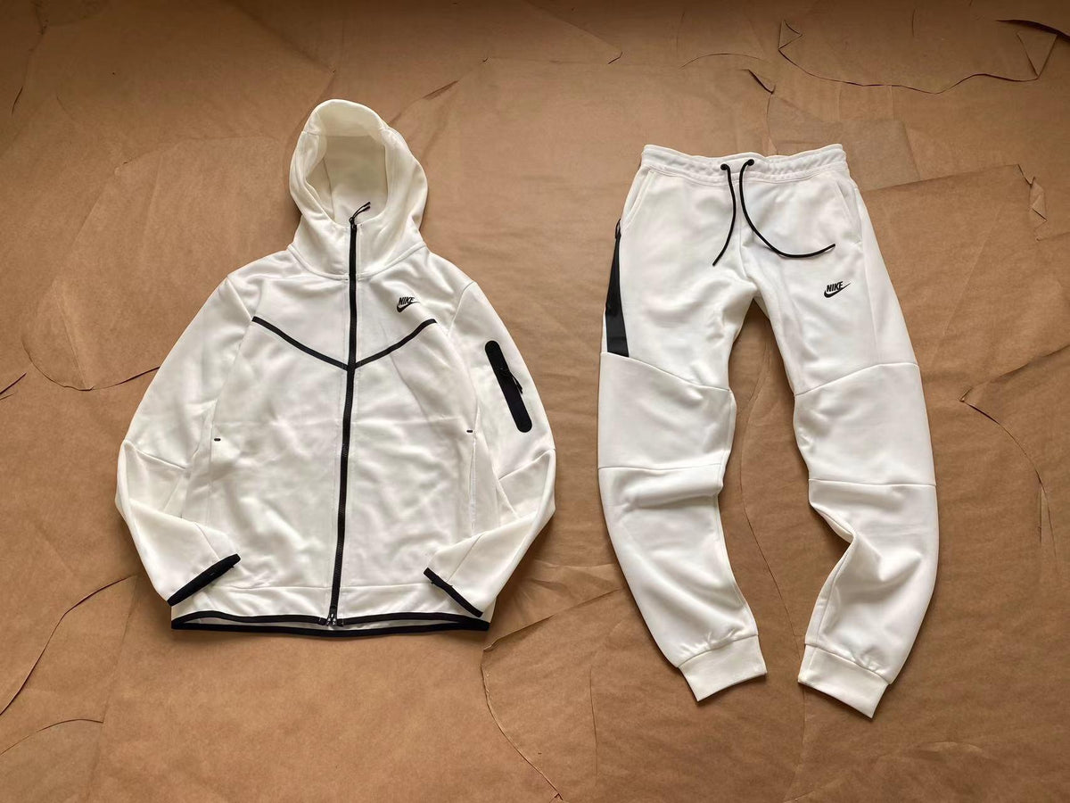 Conjunto Tech Fleece Nike -Branco - DA Sports Oficial