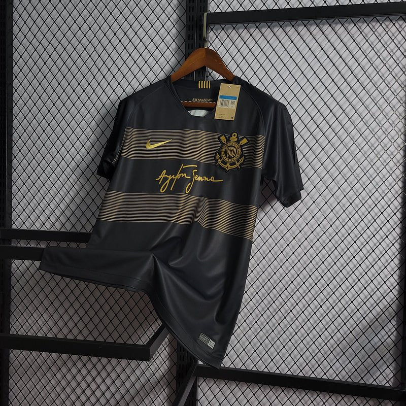 Corinthians Corinthians Ayrton Senna 2018/19 Preta e Dourada - DA Sports Oficial