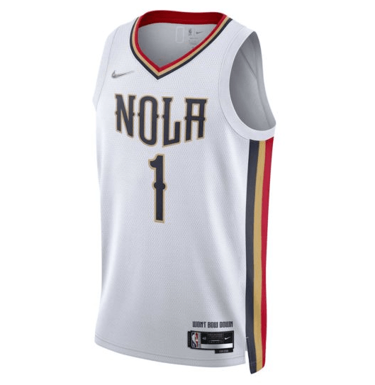 Regata NBA New Orleans Pelicans City Edition Diamante 75th Masculina