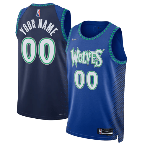 Regata NBA Minnesota Timberwolves City Edition Diamante 75th Masculina