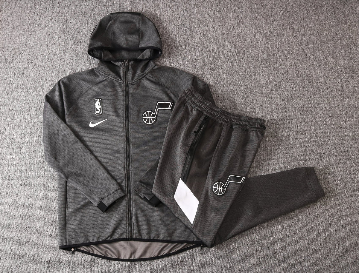 Conjunto Nike NBA Therma Flex Utah Jazz Preto Treino