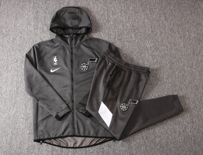 Conjunto Nike NBA Therma Flex Utah Jazz Preto Treino