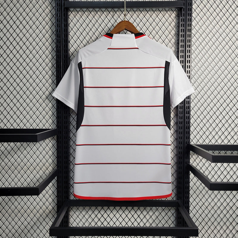 Camisa Flamengo II 23/24 s/n° Torcedor Adidas Masculina - Branca com detalhes em Dourado