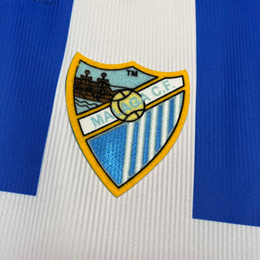 Camisa do Málaga I 2025  -Branca e azul