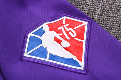 Conjunto Nike NBA Therma Flex Los Angeles Lakers Roxo 21/22