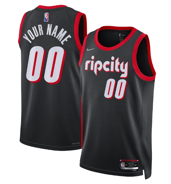 Regata NBA Portland Trail Blazers City Edition Diamante 75th Masculina