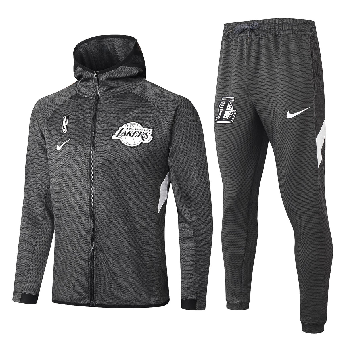 Conjunto Nike NBA Therma Flex Los Angeles Lakers Preto Treino