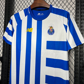 Camisa Porto Pré-Jogo 24/25 - Listrada Branca e Azul