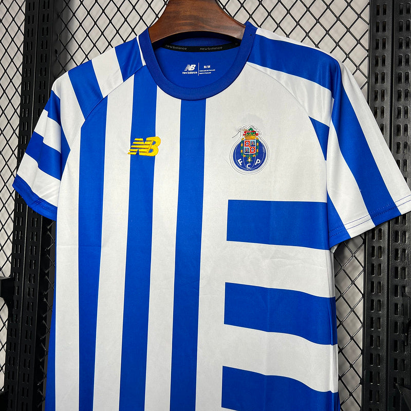 Camisa Porto Pré-Jogo 24/25 - Listrada Branca e Azul