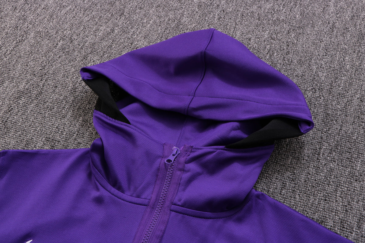 Conjunto Nike NBA Therma Flex Los Angeles Lakers Roxo 21/22