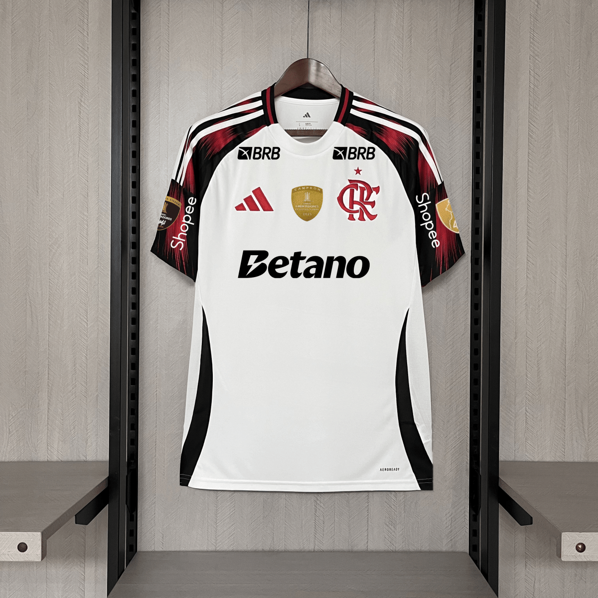 Camisa Flamengo II 2025/26 Torcedor Adidas Masculina - Branco