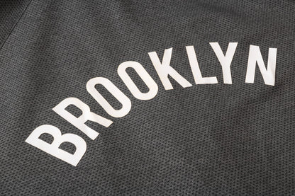 Conjunto Nike NBA Therma Flex Brooklyn Nets Preto Treino