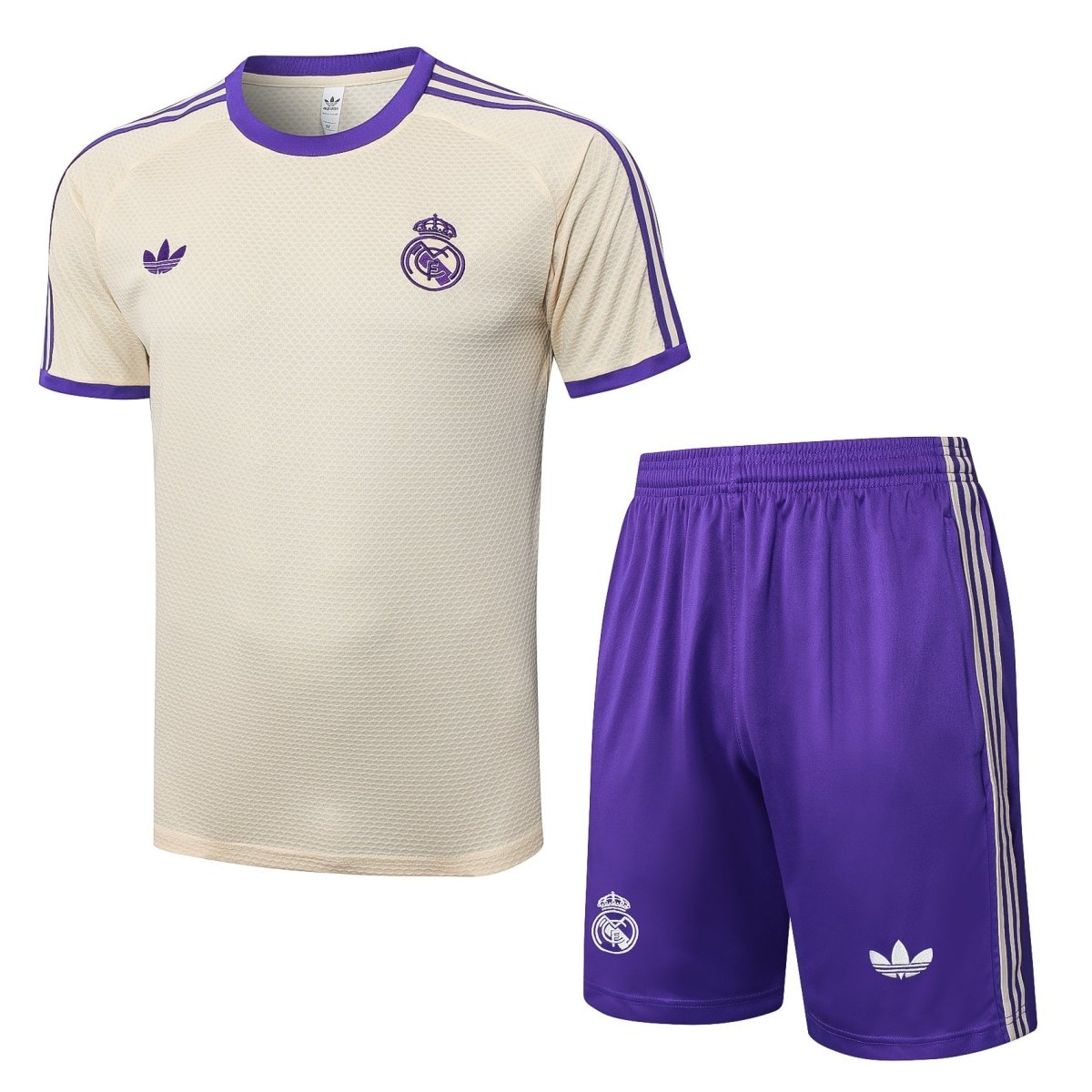 Kit de Treino adulto Real Madrid 2025/26 Short e Camisa