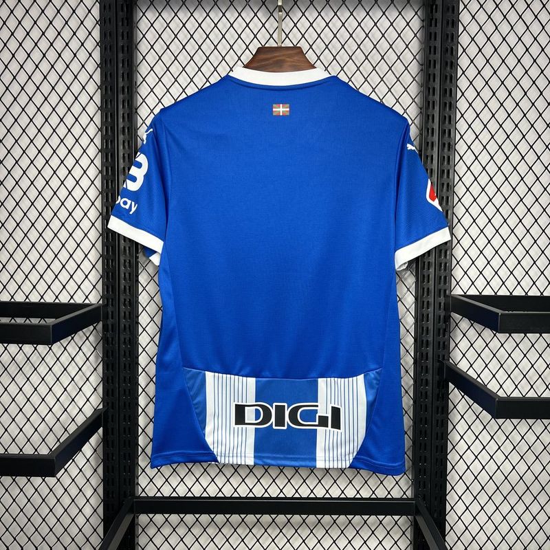 Camisa do Alavés I 24/25 Branca e azul
