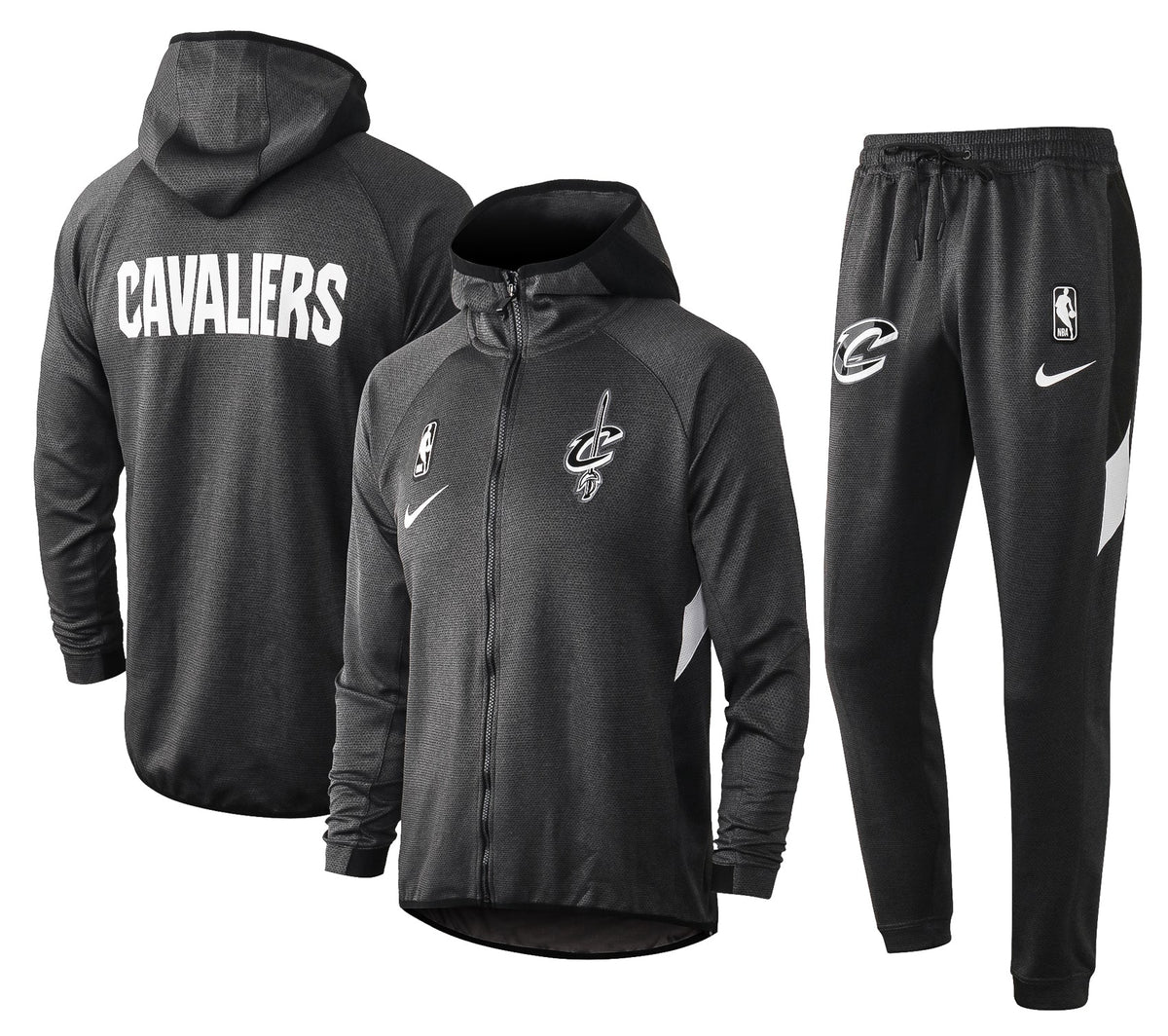 Conjunto Nike NBA Therma Flex Cleveland Cavaliers Preto Treino
