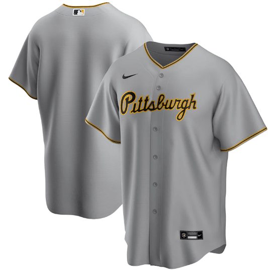 Camisa MLB Pittsburgh Pirates Cinza Torcedor