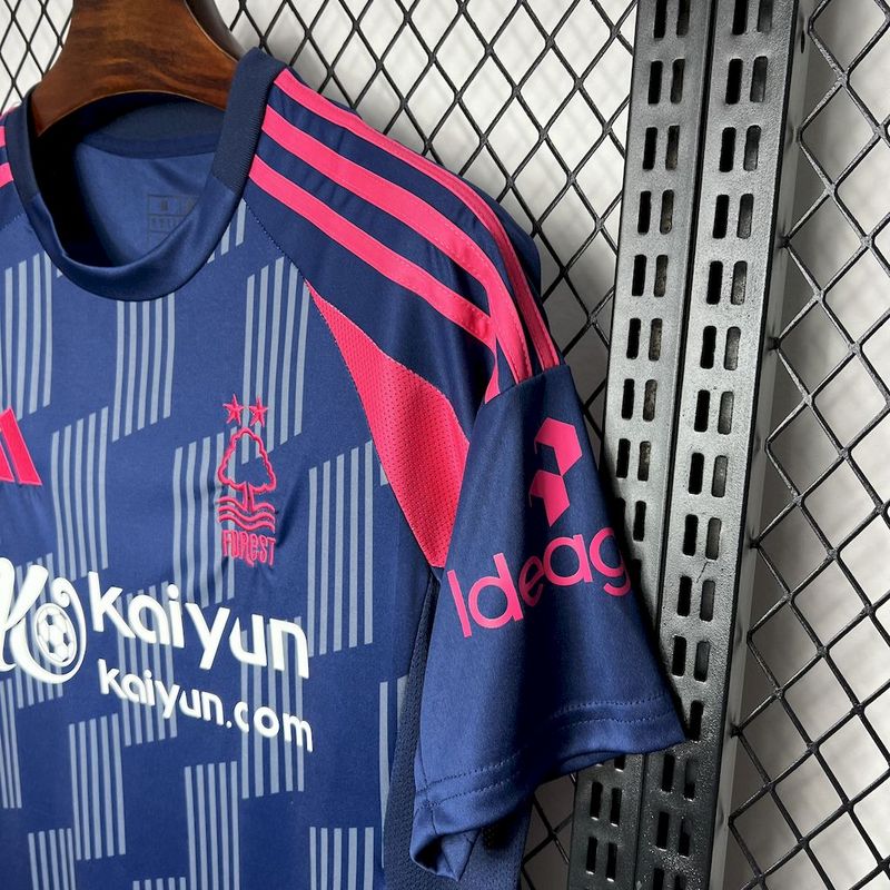 Camisa Nottingham Forest I 24/25  Azul e Vermelho